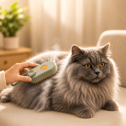 3-in-1 Steam Grooming Brush