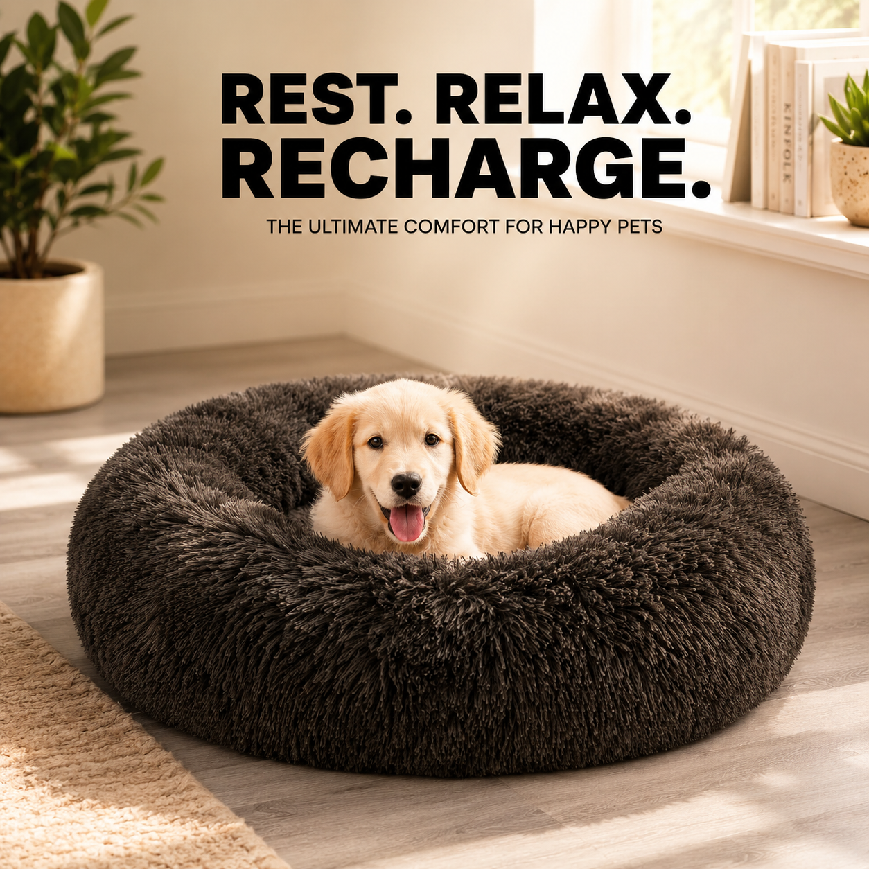 Calming Donut Pet Bed