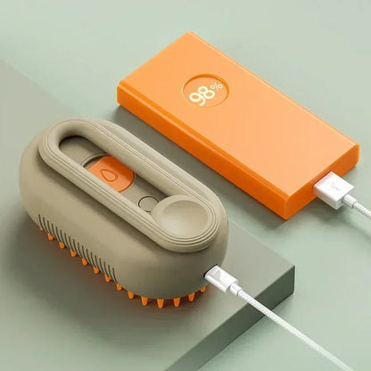 3-in-1 Steam Grooming Brush