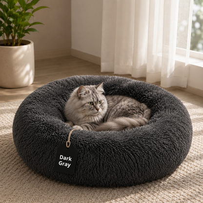 Calming Donut Pet Bed